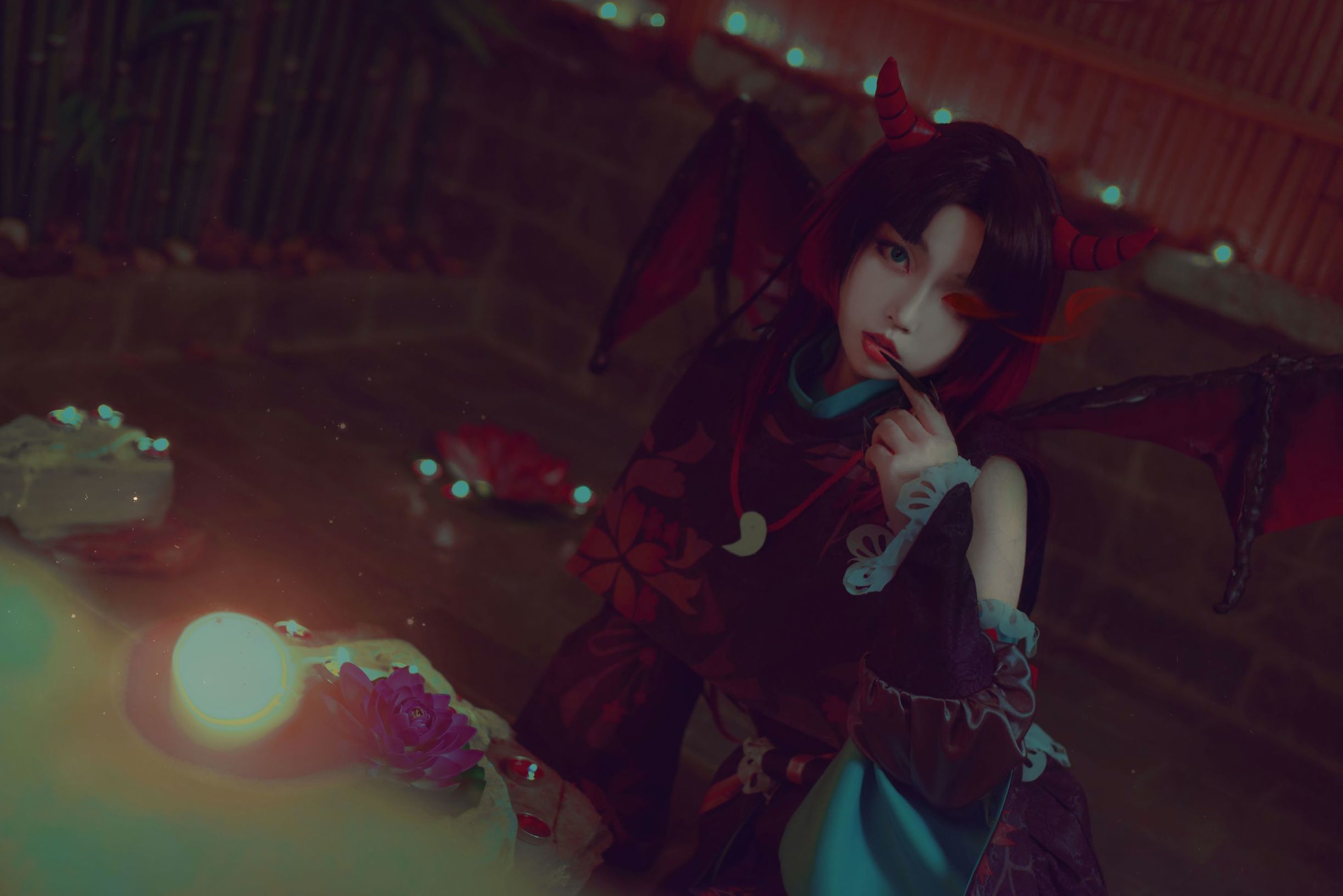 [COS福利]萌妹白易子教主阴阳师吸血姬插图1